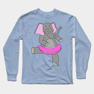 Dancing Elephant Long Sleeve T-Shirt